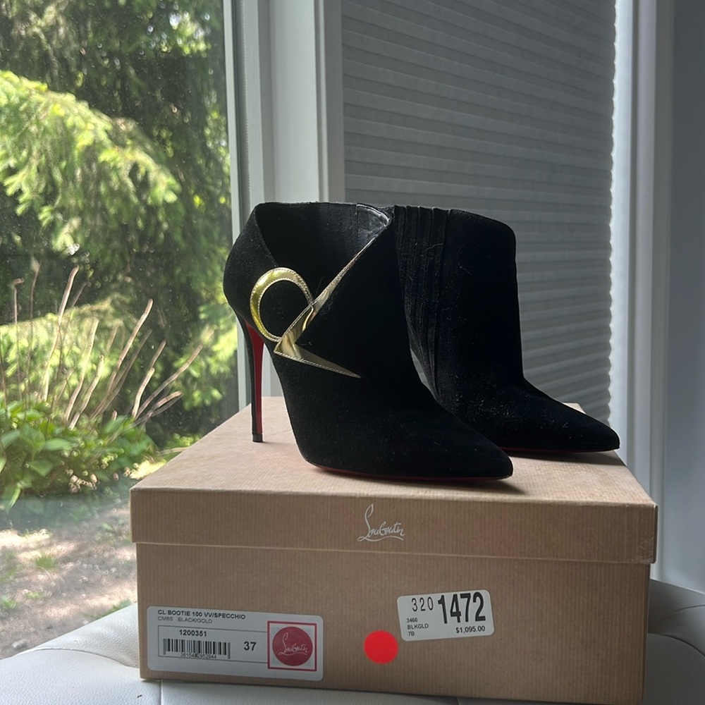 Cristian Louboutin Bootie 100, VV/ Speechio, size 37, great condition